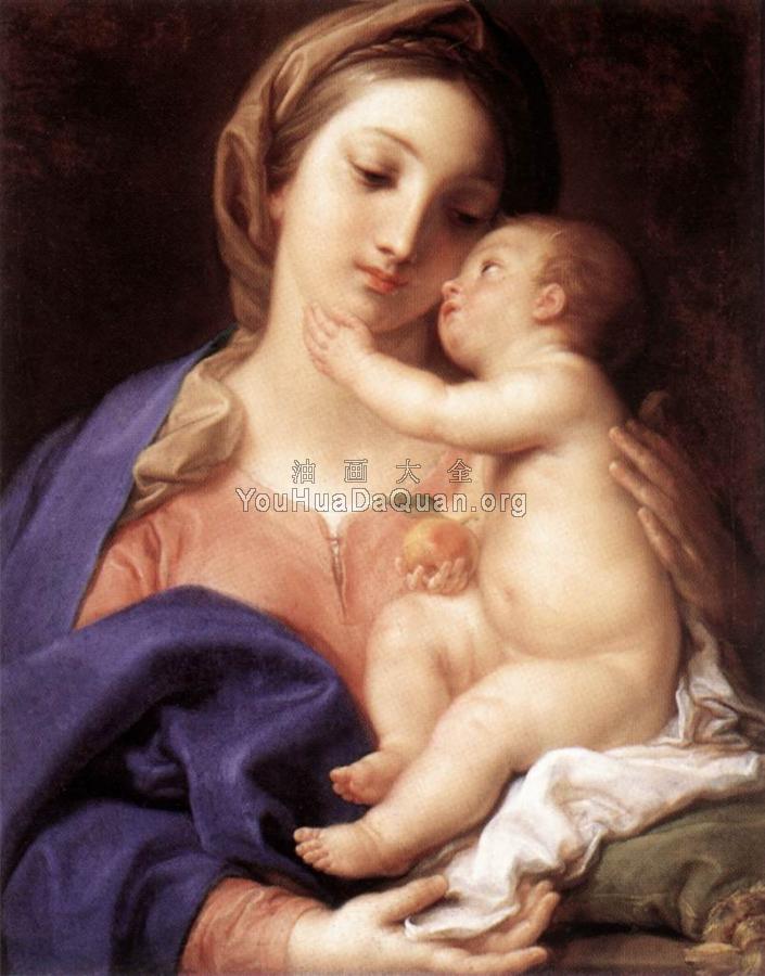 Madonna And Child - 庞培奥·巴托尼